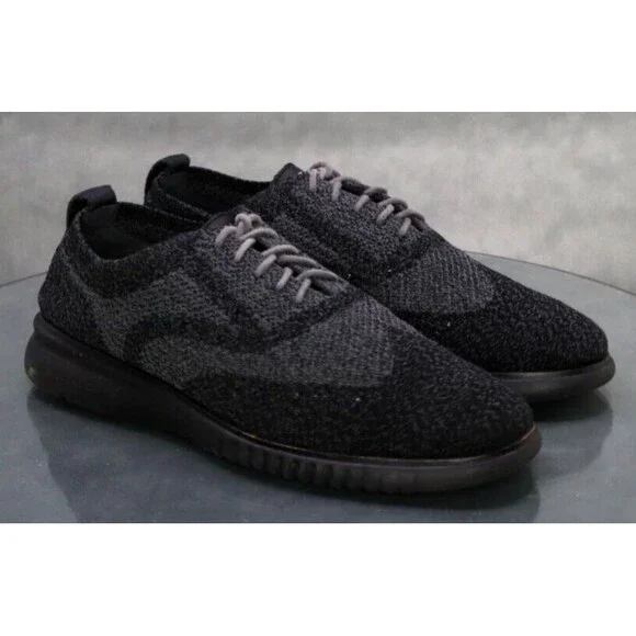 Cole Haan Zero Grand Knit Lite Men's Wingtip OxfordsCasual Shoes Size 8.5 C27563